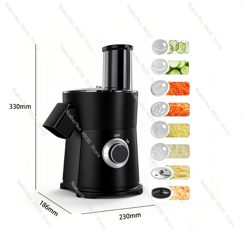 Kitchen Appliances Electric - Profesjonalna, wielofunkcyjna elektryczna krajalnica do sałatek,