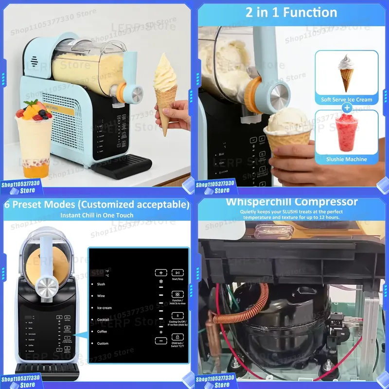 Ice Cream Maker Electric - Elektryczna maszyna do produkcji lodów i