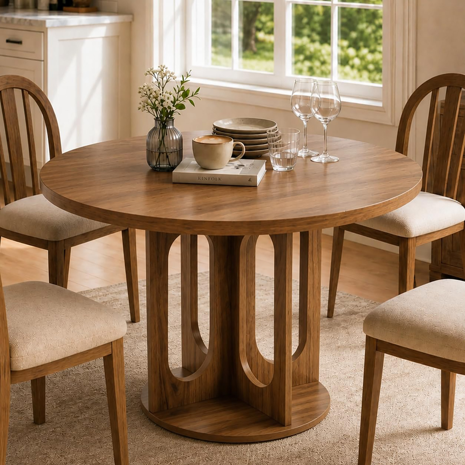 Okrągły stół jadalniany o śred – Kitchen Appliances Table recenzja i cena