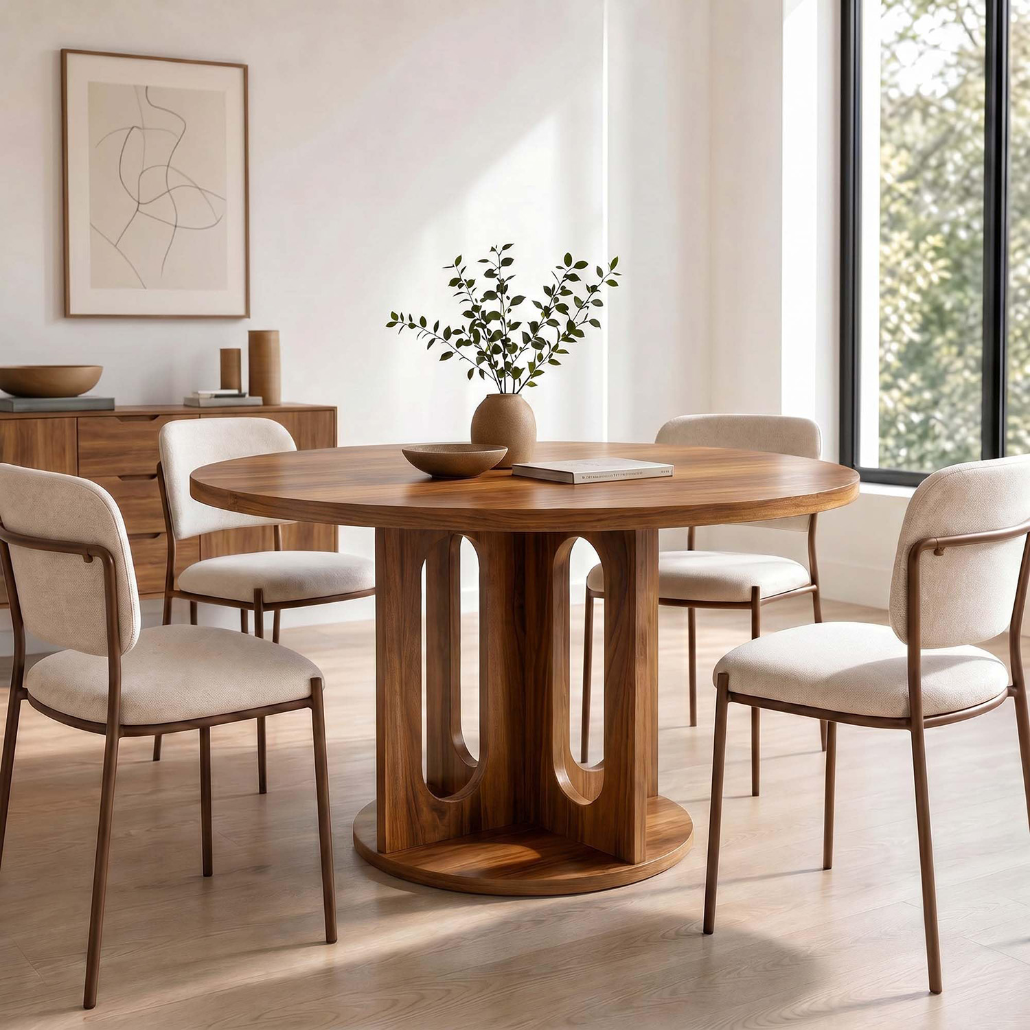 Okrągły stół jadalniany o śred – Kitchen Appliances Table recenzja i cena