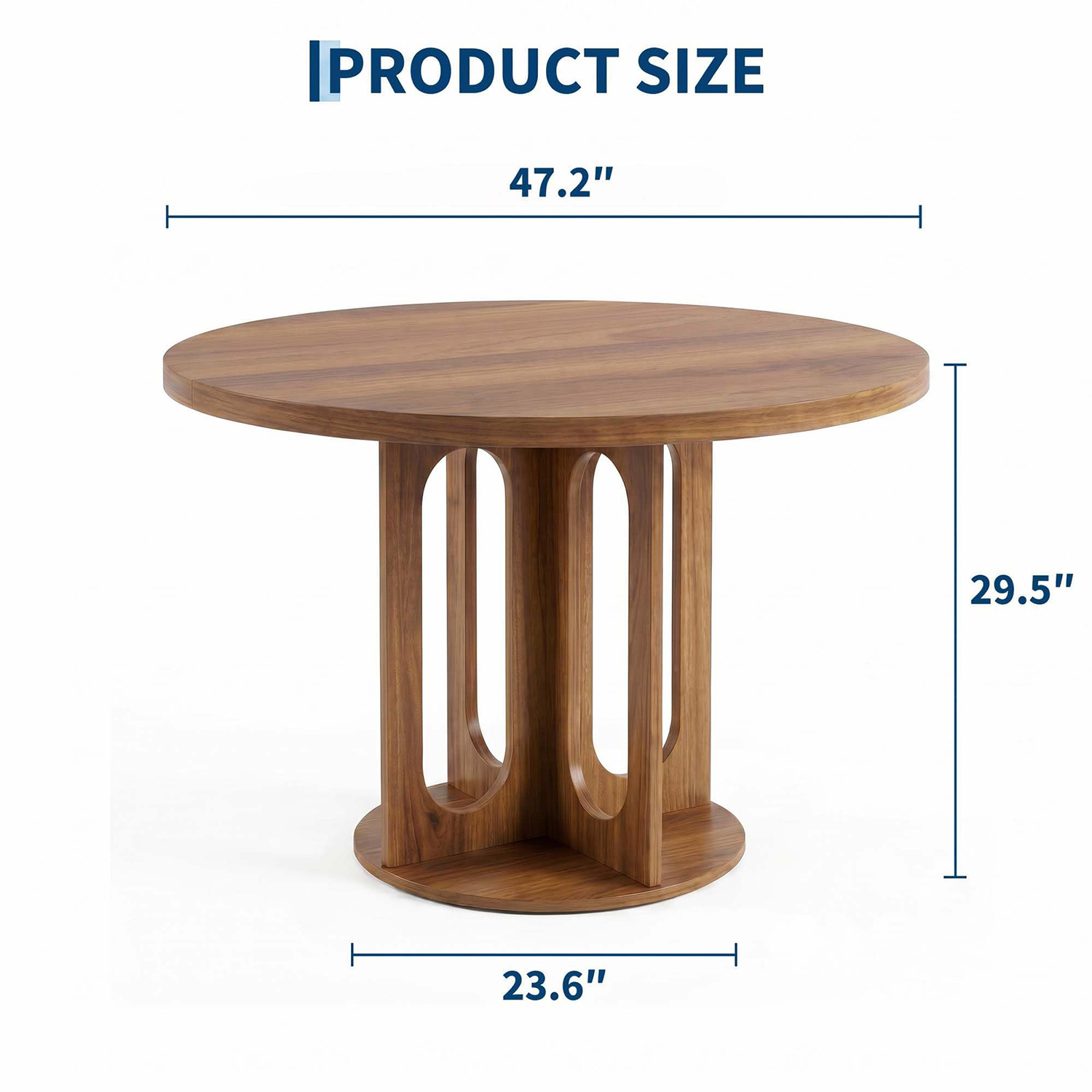 Okrągły stół jadalniany o śred – Kitchen Appliances Table recenzja i cena
