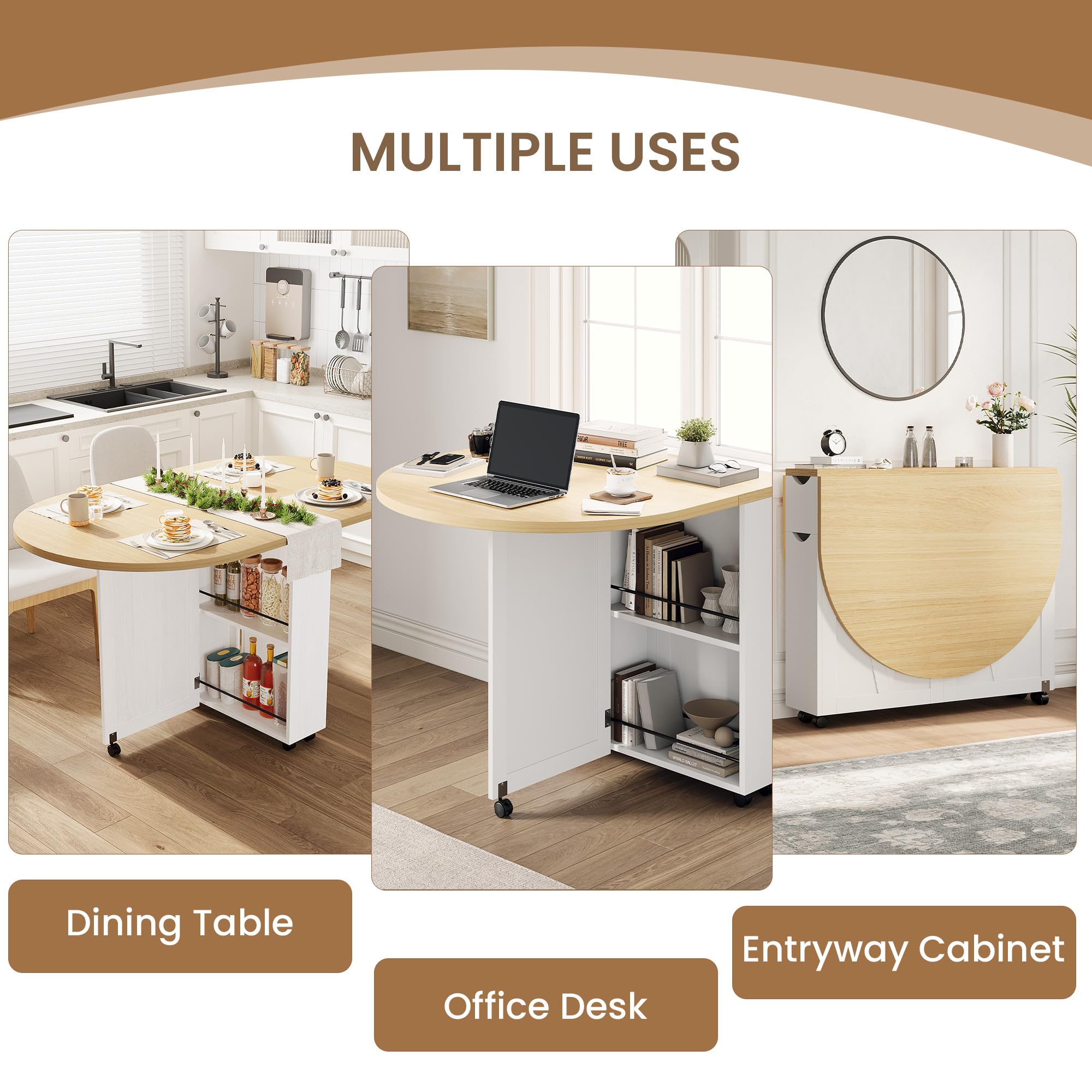 Składany stół do jadalni 3 w 1 – Kitchen Appliances Table recenzja i cena